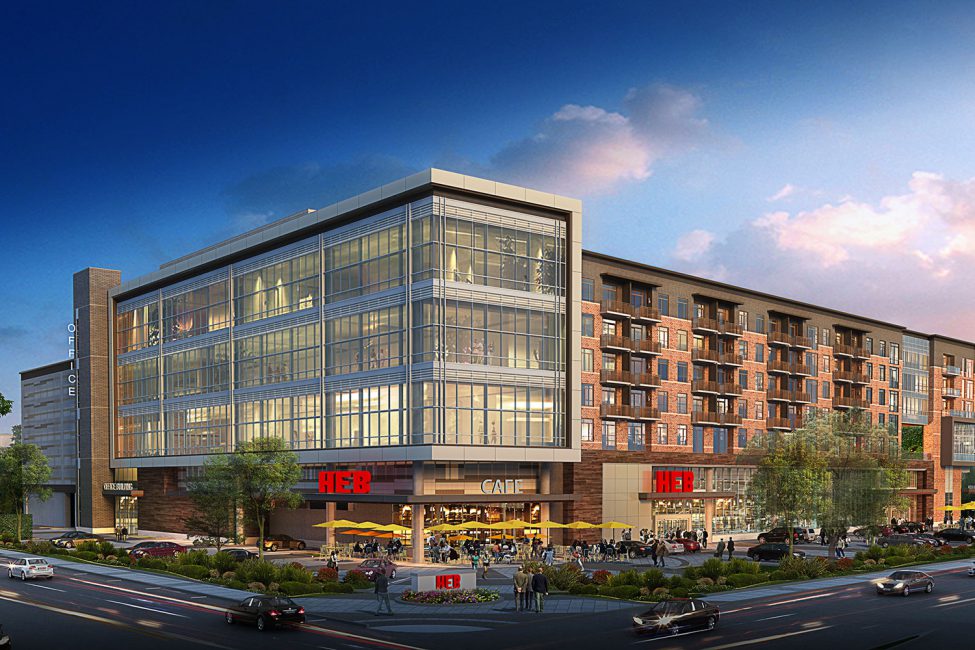7-Story Buffalo Heights Mixed-Use Project Under Construction in Houston